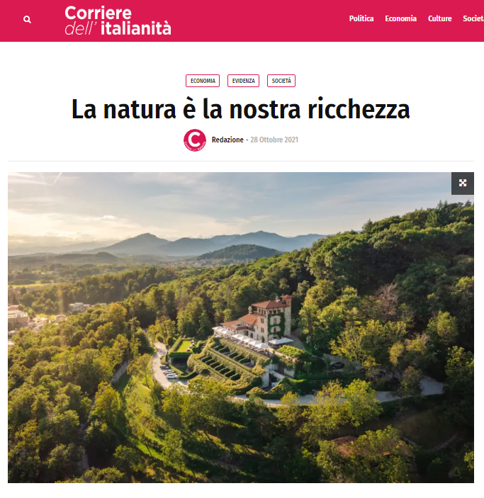 CORRIERE DELL'ITALIANITA' - La natura è la nostra ricchezza